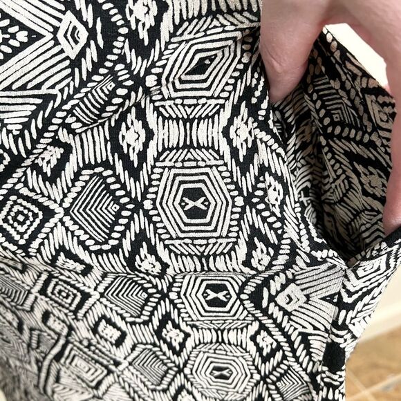 Lucky Brand Boho Mosaic Print Blouson Dress Medium - Picture 4 of 13